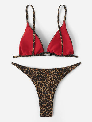 Leopard Thong Bikini