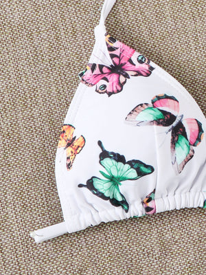 3pack Butterfly Swimsuit & Beach Skirt