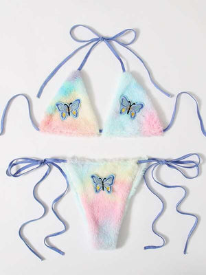 Butterfly Fuzzy Lingerie Set