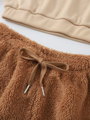Brown Teddy Pajama Sets