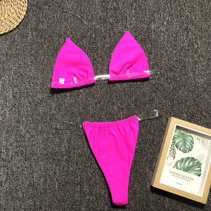 Paris Pink Invisible Bikini